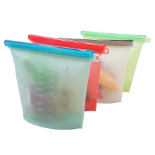 Amazon Hot Eco Friendly Ziplock Leakproof Snack Silicone Silicone Food Satch